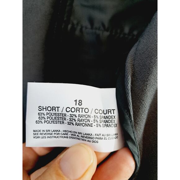 Gloria Vanderbilt New! Women's Gray Stretch Dress Pants In Size 18 Short - Picture 7 of 8